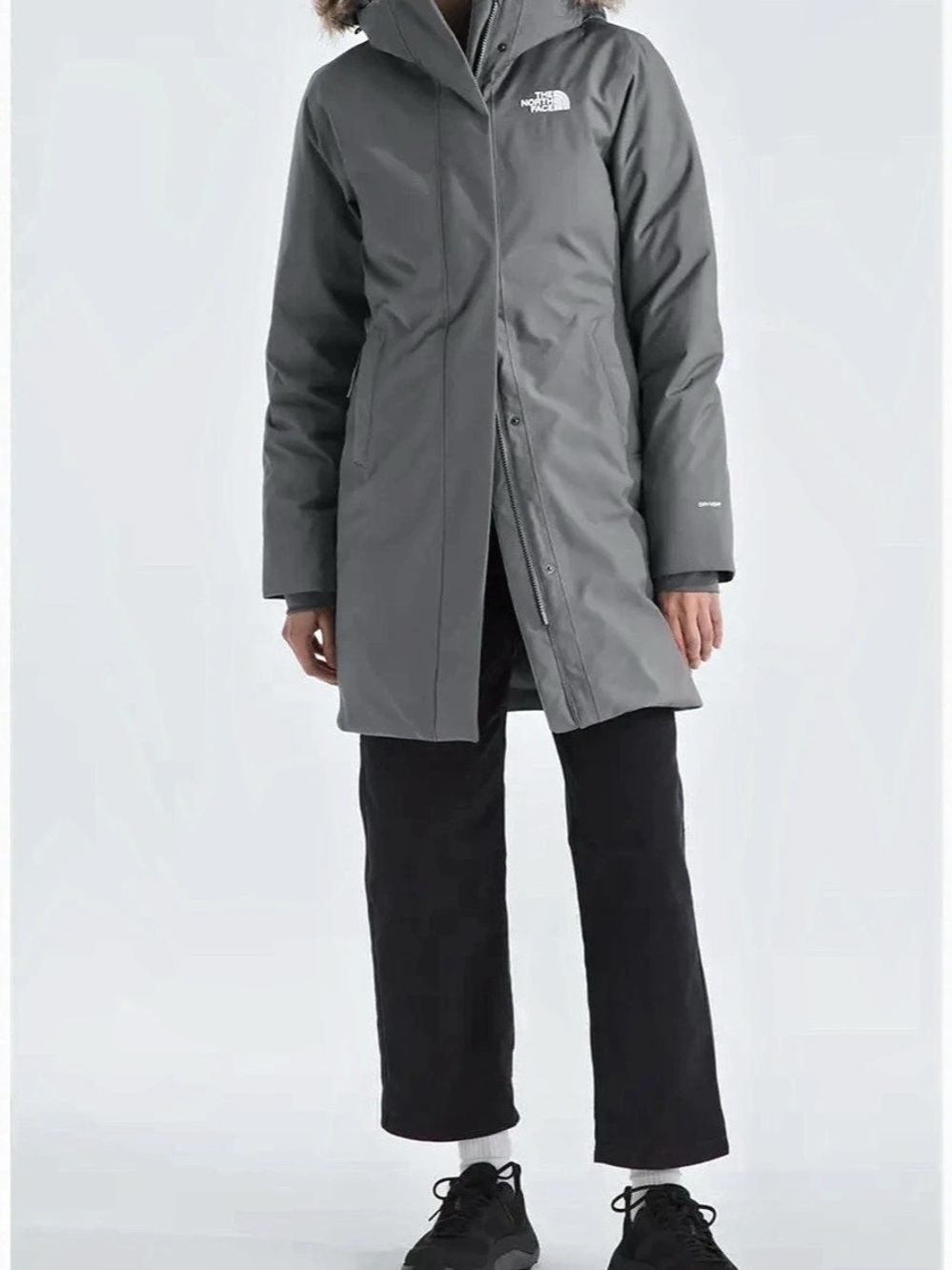 The North Face Women's Arctic Parka Hooded Parka in Charcoal Gray Like New